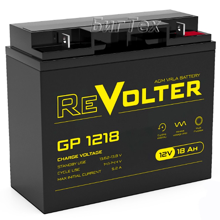 Аккумулятор REVOLTER GP 1218 18Ah