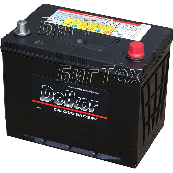 Аккумулятор автомобильный Delkor 34R-770 90 Ач