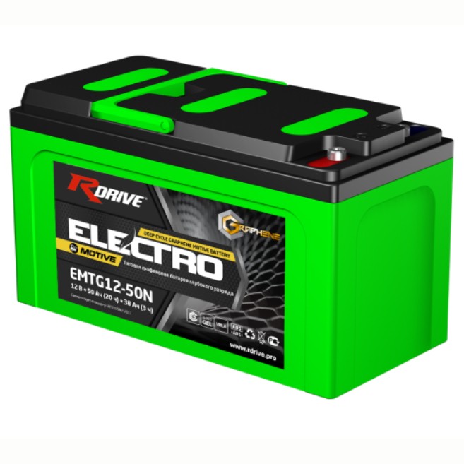 Аккумулятор тяговый RDrive Electro EMTG12-50N,...
