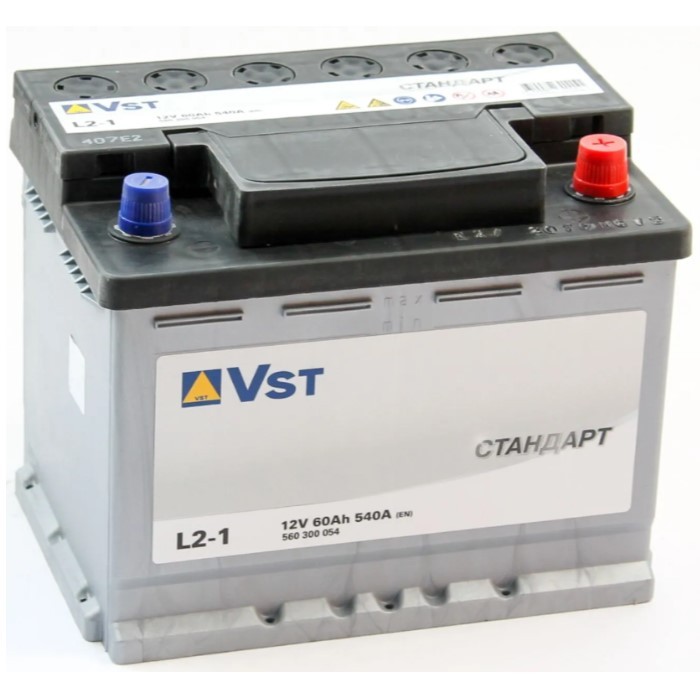 Аккумулятор автомобильный VST Стандарт L2-1 60...