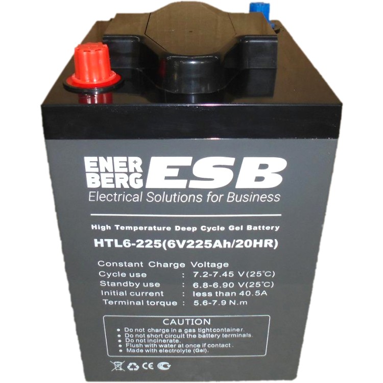 Аккумулятор тяговый ESB HTL6-225 GEL 225 Ач (6...