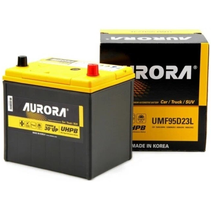 Аккумулятор автомобильный AURORA JIS ULTRA...