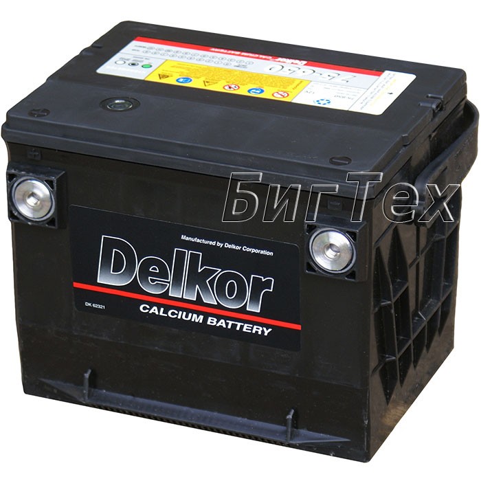 Аккумулятор автомобильный Delkor 75-650 75 Ач...