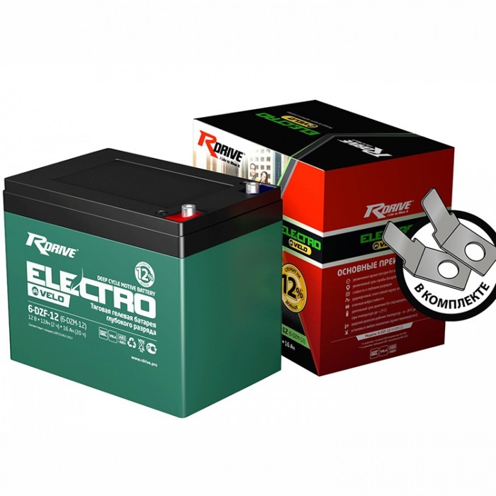 Аккумулятор тяговый RDrive Electro 6-DZF-12, 16...