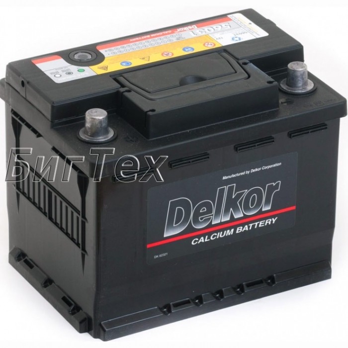 Аккумулятор автомобильный Delkor 56217 62 Ач