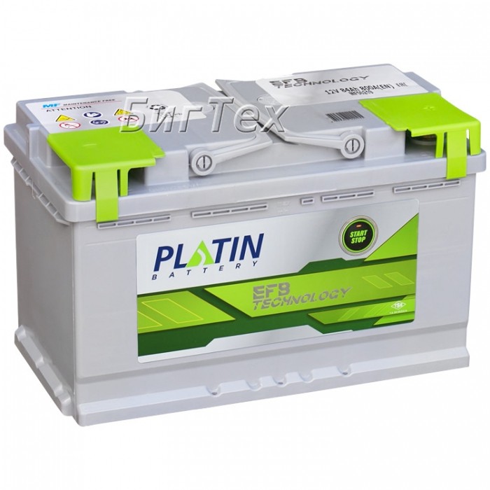 Аккумулятор автомобильный PLATIN EFB 84 Ач