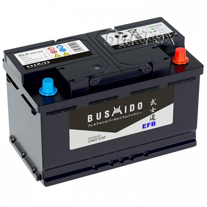Аккумулятор автомобильный BUSHIDO EFB Start...