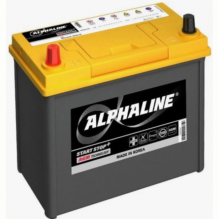 Аккумулятор автомобильный ALPHALINE AGM S34B20R...