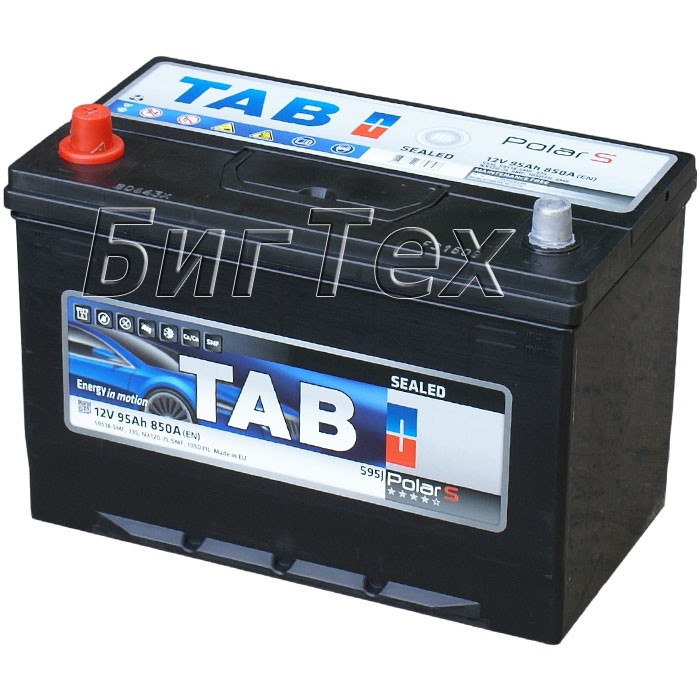Аккумулятор автомобильный TAB Polar S JIS Asia...