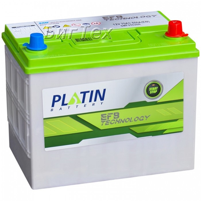 Аккумулятор автомобильный PLATIN EFB ASIA 70 Ач