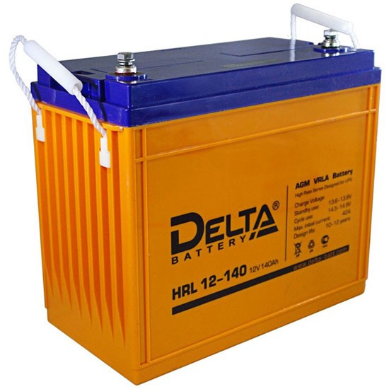 Аккумулятор Delta HRL 12-140, 140 А/ч