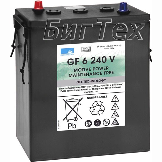 Аккумулятор тяговый Sonnenschein GF 6 240 V...