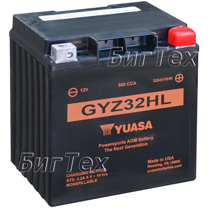 Мото аккумулятор YUASA AGM GYZ32HL 32 Ач