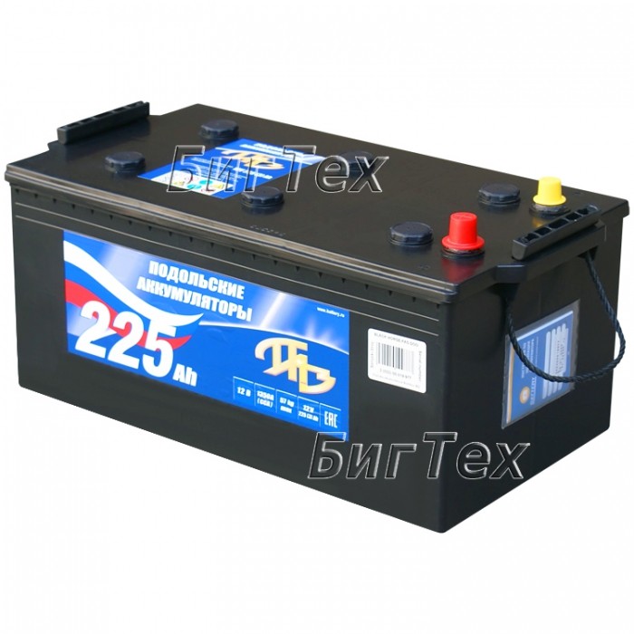 Аккумулятор грузовой Подольск 225 Ач