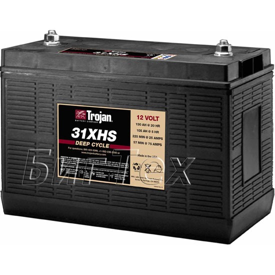 Аккумулятор тяговый Trojan 31XHS, 130 А/ч