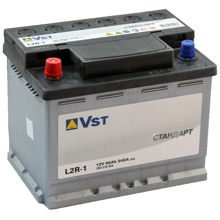 Аккумулятор автомобильный VST Стандарт L2R-1,...
