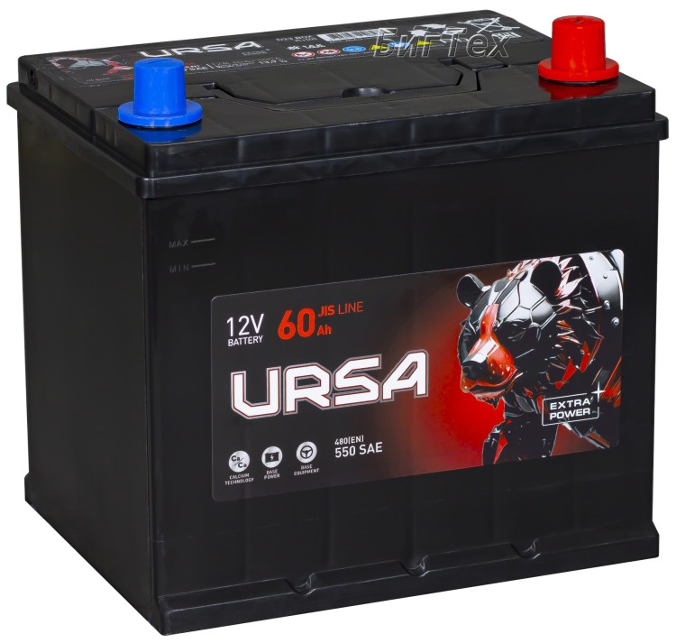Аккумулятор автомобильный URSA Extra Power 60Ач...