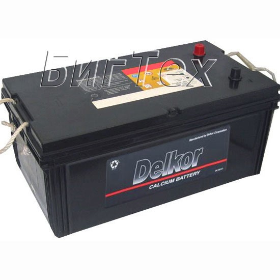 Аккумулятор грузовой Delkor 225H52, 220 Ач (72018)
