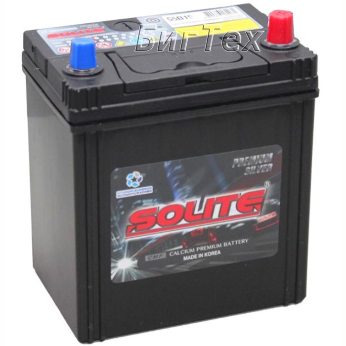 Аккумулятор автомобильный SOLITE Silver 55B19L...