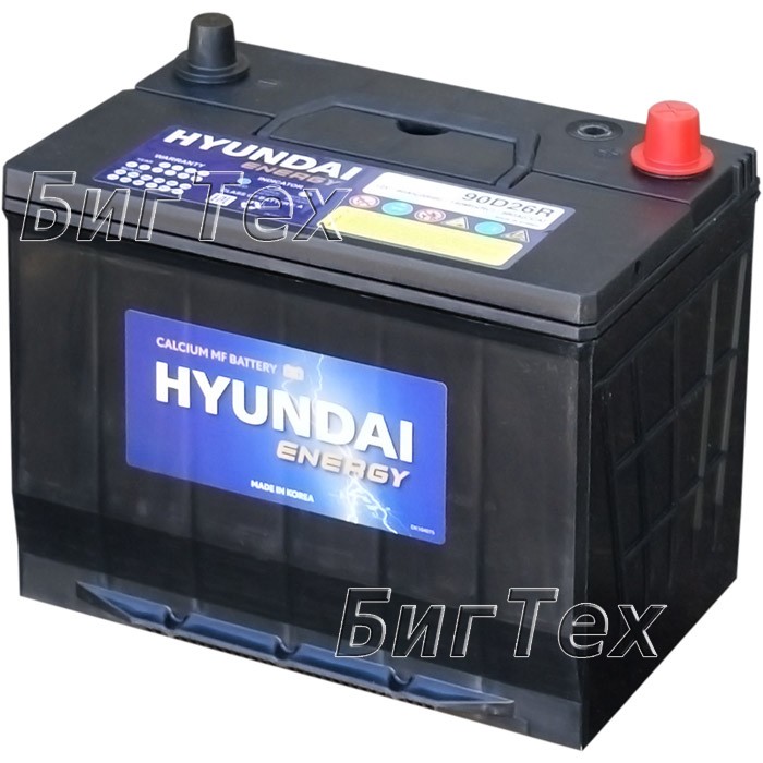 Аккумулятор автомобильный HYUNDAI Energy 90D26R...