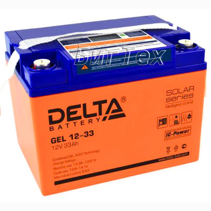 Аккумулятор Delta GEL 12-33 33Ah