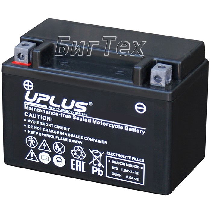 Мото аккумулятор Uplus EBZ14-4 AGM 11.2 Ач...