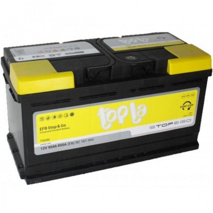 Аккумулятор автомобильный Topla EFB Stop Go L5,...