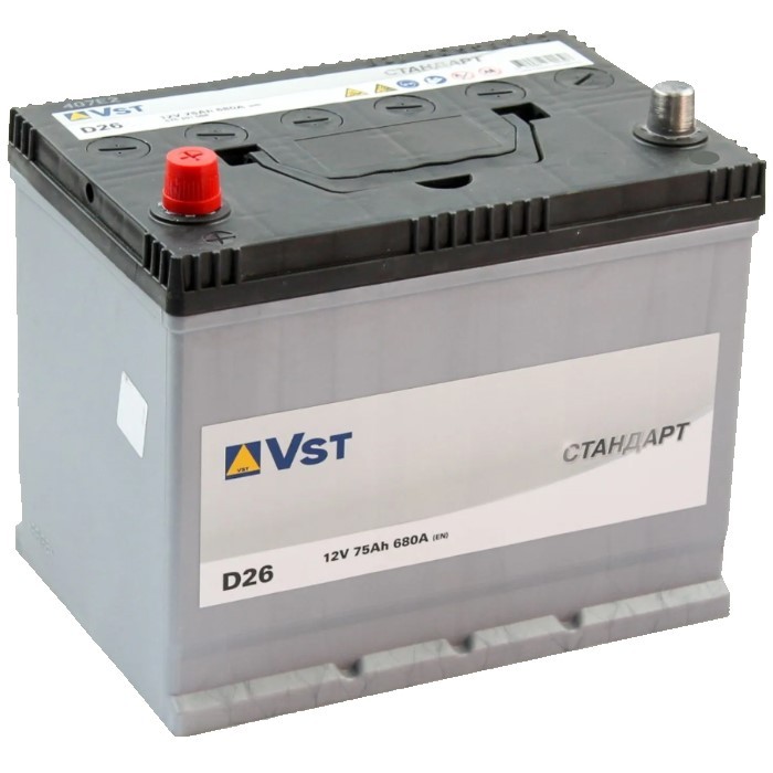 Аккумулятор автомобильный VST Стандарт D26R-3,...
