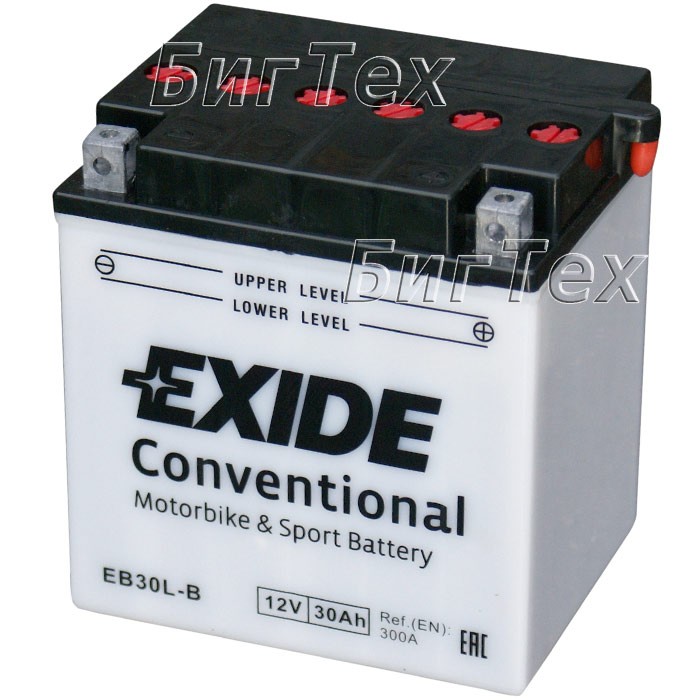 Мото аккумулятор EXIDE EB30L-B 30 Ач