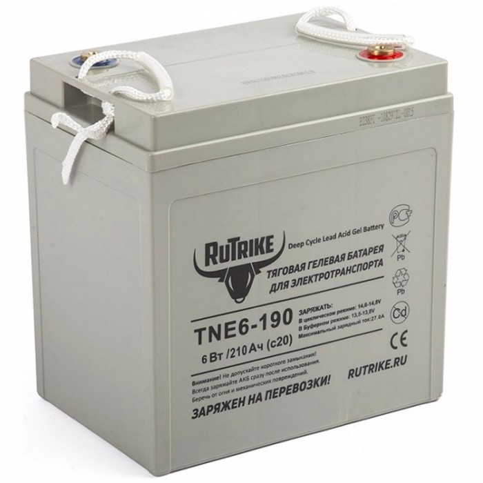 Аккумулятор тяговый RuTrike TNE6-190, 210Ah (6...
