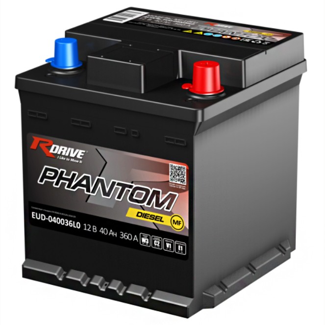 Аккумулятор автомобильный RDrive PHANTOM DIESEL...