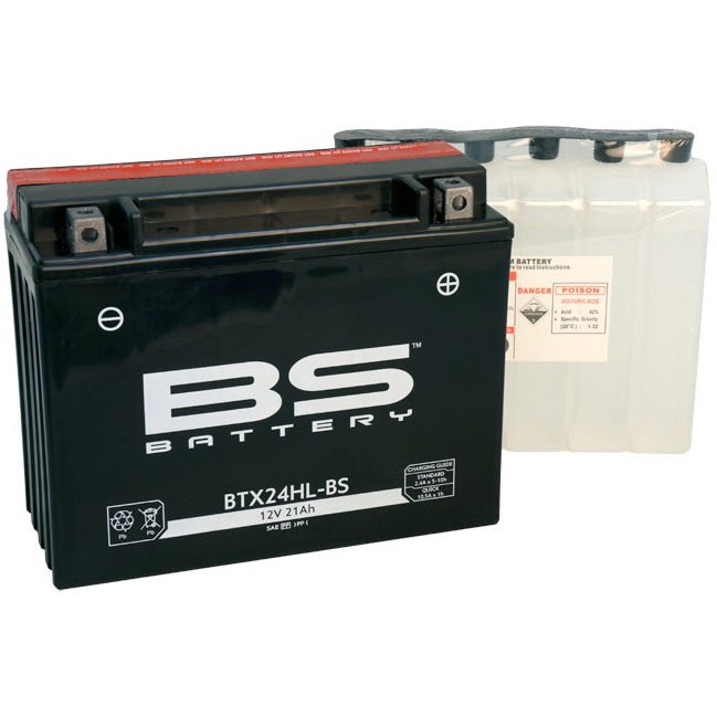 Мото аккумулятор BS BTX24HL-BS 21 Ач (YTX24HL-BS)