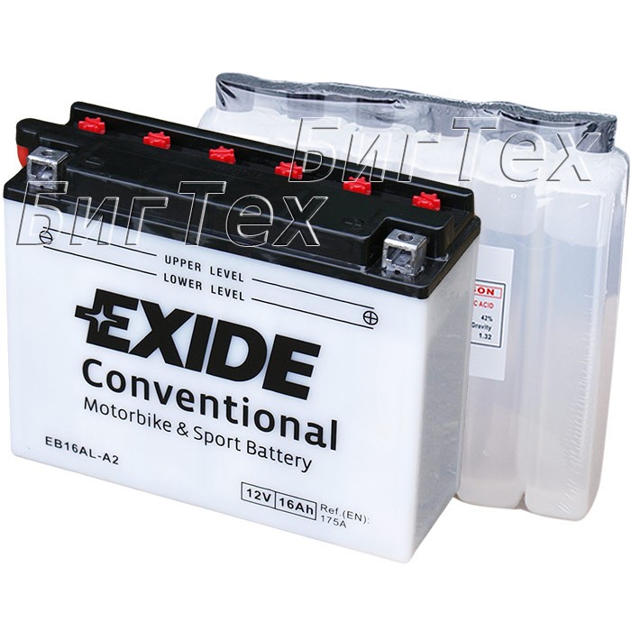 Мото аккумулятор EXIDE EB16AL-A2 16 Ач